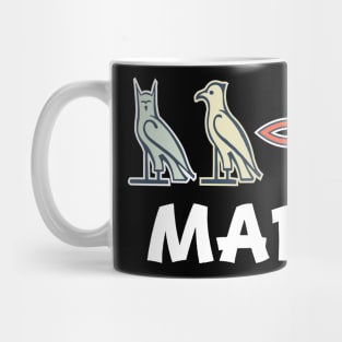 MARY-American names in hieroglyphic letters,  a Khartouch Mug